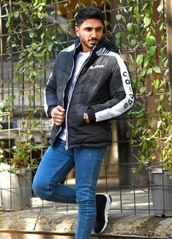 كاپشن مردانه Adidas مدل Enal(مشكی سفيد)