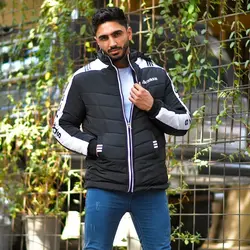 كاپشن مردانه Adidas مدل Enal(مشكی سفيد)