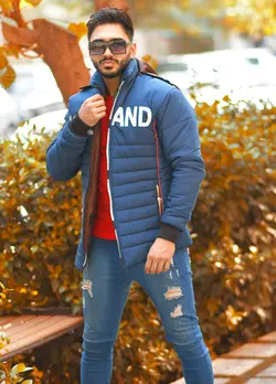 کاپشن مردانه Holland رنگ سورمه ای