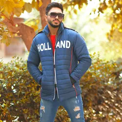 کاپشن مردانه Holland رنگ سورمه ای