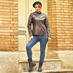 کت چرم دخترانه مدل Hanie