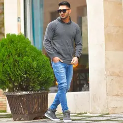 سويشرت بافت مردانه مدل زانکو