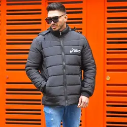 کاپشن مردانه مشکی هیراش