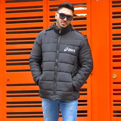 کاپشن مردانه مشکی هیراش