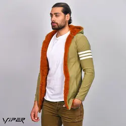 هودی مردانه مدل دیوید سبز یشمی