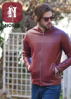 كاپشن چرم مردانه مدل NOBER