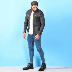 کاپشن چرم مردانه سرجیو