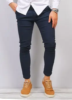 شلوار مردانه سورمه ای مدل پارسا