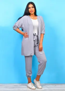 ست مانتو شلوار شرلی