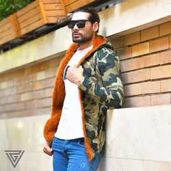 هودی مردانه مدل Martik سبز چریکی