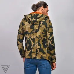 هودی مردانه مدل Martik سبز چریکی