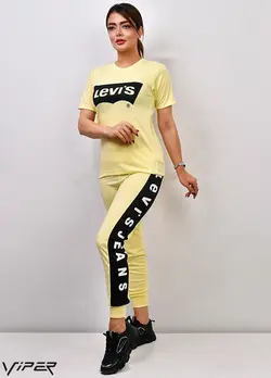 ست دخترانه طرح LEVIS (خوش رنگ و دارای کیفیت فوق العاده)