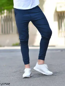 شلوار اسلش مردانه طرح VILI ( سورمه ای رنگ و فوق العاده دوست داشتنی)