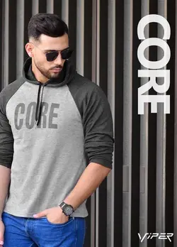 سويشرت مردانه كلاهدار CORE