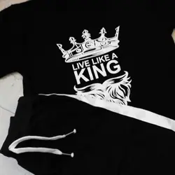 ست تی شرت و شلوار زنانه پادشاه(King Of King)