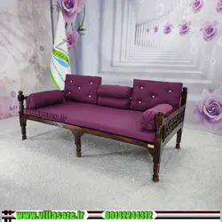 تخت چوبی سنتی با تشک شاه نشین - فروشگاه اینترنتی ویلاسازه