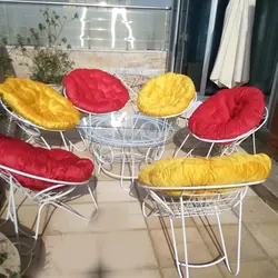 مبلمان ویلایی فانتزی کد 28 ست 6 نفره - فروشگاه اینترنتی ویلاسازه - مبلمان فضای باز