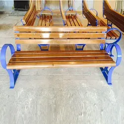 مبلمان شهری طرح ساده چوبی - فروشگاه اینترنتی ویلاسازه - نیمکت چوبی