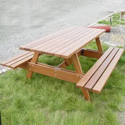 نیمکت چوبی نهار خوری - فروشگاه اینترنتی ویلاسازه - مبلمان شهری