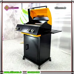 باربیکیو 50 سانتی گازی پلوپز دار و کابینت دار مدرن - فروشگاه اینترنتی ویلاسازه