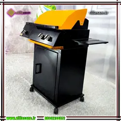 باربیکیو 50 سانتی گازی پلوپز دار و کابینت دار مدرن - فروشگاه اینترنتی ویلاسازه