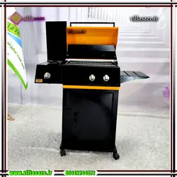 باربیکیو 50 سانتی گازی پلوپز دار و کابینت دار مدرن - فروشگاه اینترنتی ویلاسازه
