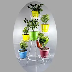 استند گل طرح شبنم - فروشگاه اینترنتی ویلاسازه - خرید آنلاین از جاگلدانی فلزی ویلا سازه