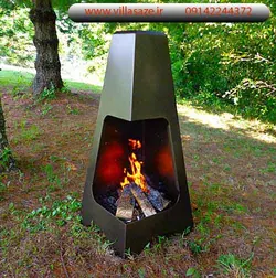 بخاری هیزمی باران - فروشگاه اینترنتی ویلاسازه