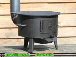 بخاری هیزمی استوانه ایی - فروشگاه اینترنتی ویلاسازه