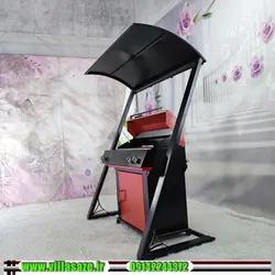 باربیکیو 80 سانتی کابینت دار و پلوپزدار مسقف - فروشگاه اینترنتی ویلاسازه