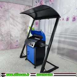 باربیکیو 80 سانتی کابینت دار با سایبان - فروشگاه اینترنتی ویلاسازه