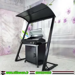 باربیکیو 80 با سایبان پلوپز و کابینت - فروشگاه اینترنتی ویلاسازه