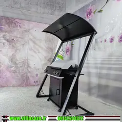 باربیکیو 80 با سایبان پلوپز و کابینت - فروشگاه اینترنتی ویلاسازه