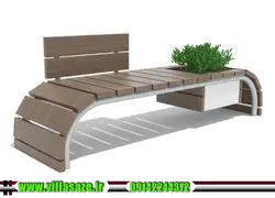 نیمکت فضای باز ماهور - فروشگاه اینترنتی ویلاسازه