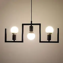 لوستر مدرن فلزی طرح رومی