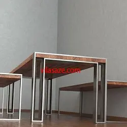 نیمکت چوبی طرح وانیا