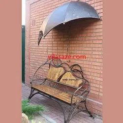 نیمکت چوبی طرح پوپک