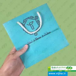 ساک خرید گلاسه 170 گرم روکش سلفون کد V4