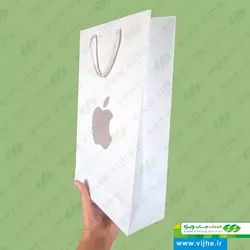 ساک خرید گلاسه 170 گرم روکش سلفون کد V1