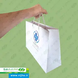ساک خرید گلاسه 170 گرم روکش سلفون کد V9