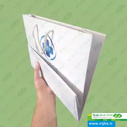 ساک خرید گلاسه 170 گرم روکش سلفون کد V9