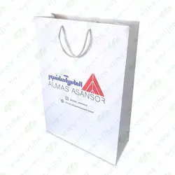 ساک خرید گلاسه 170 گرم روکش سلفون کد V7