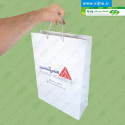 ساک خرید گلاسه 170 گرم روکش سلفون کد V7