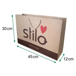 ساک خرید کرافت 120 گرم کد K6