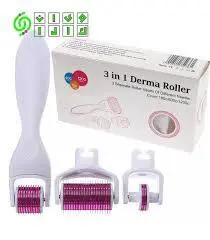 درمارولر سه در یک تیتانیومی derma roller 3in1