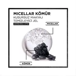 ژل میسلار گارنیر مدل CHARCOAL زغال فعال 400 میل