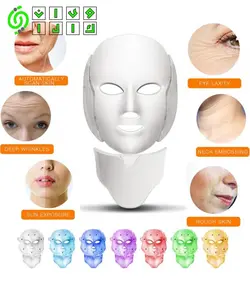 ماسک صورت LED و نور درمانیLED facial mask