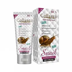 کرم ضد آفتاب کلاژن حلزون مدل BB Cream حجم 50 میل