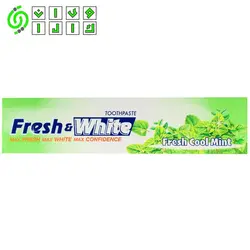 خمیر دندان نعنایی فرش اند وایت مدل Fresh Cool Mint وزن 160 گرم