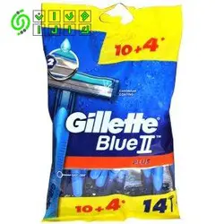 خودتراش ژیلت مدل Blue 2 plus بسته 14 عددی